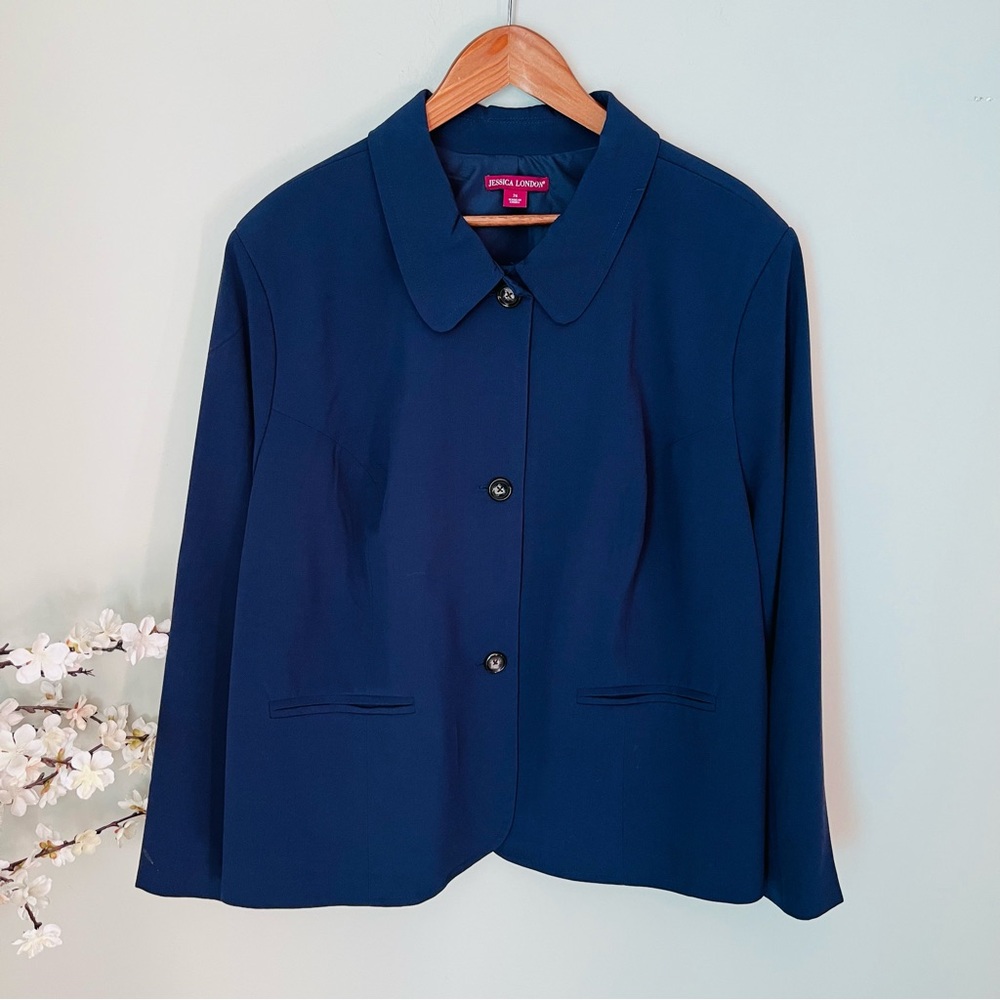 Jessica London Button Front Blazer Size 26